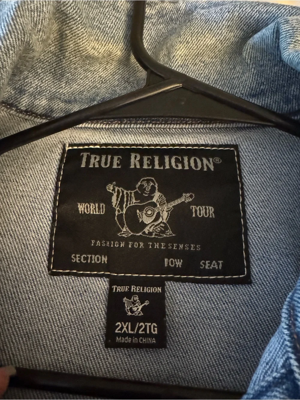 True Religion Light Blue Denim Jacket